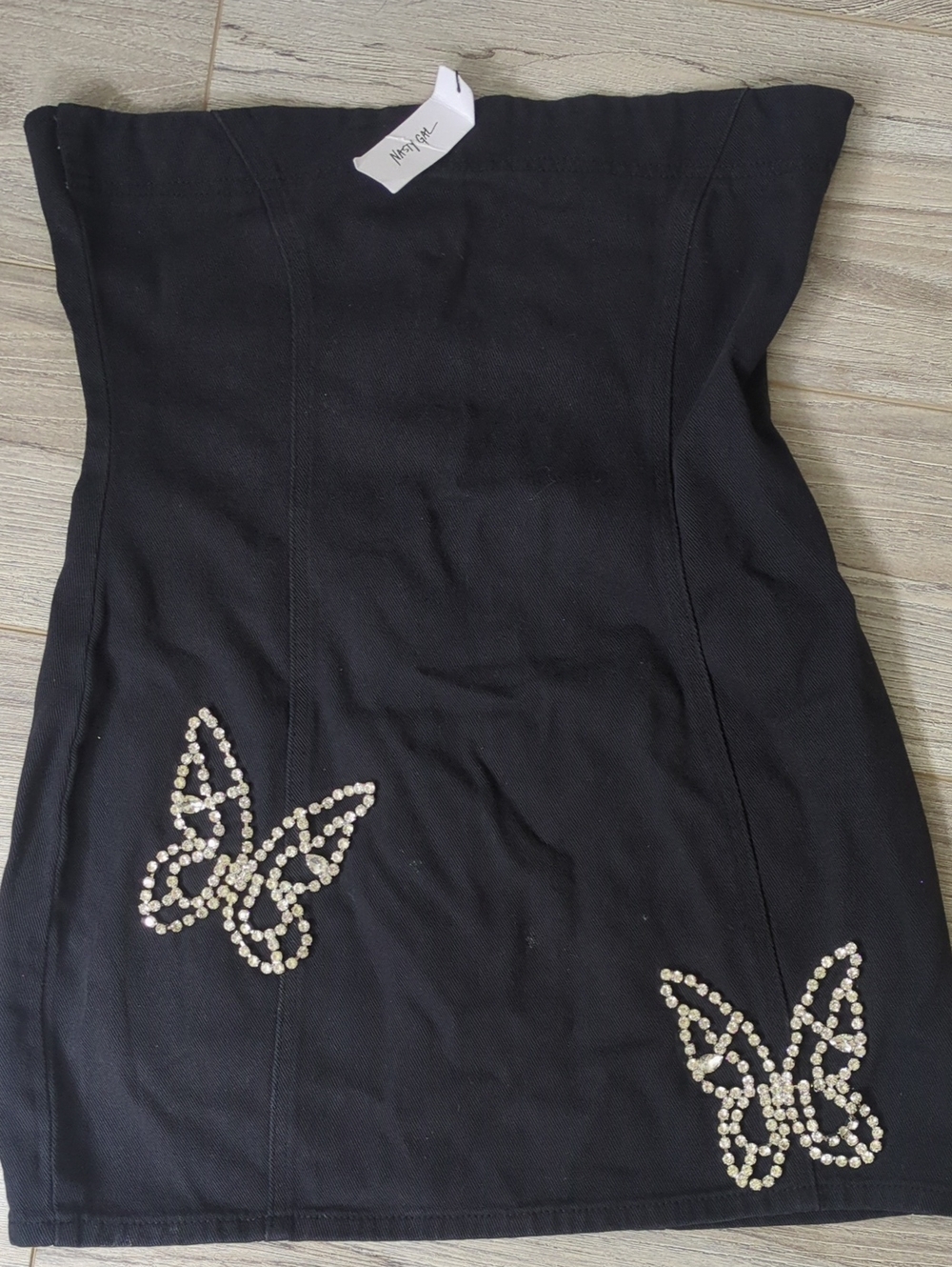 Nasty Gal Butterfly Tube Dress NWT